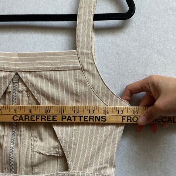 Tularosa Revolve Nora Jumpsuit in Almond Stripe Sz S - Picture 10 of 15